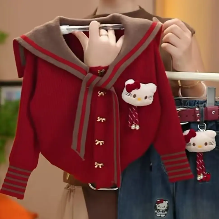 女童秋季洋气长袖打底衫毛线衣2025秋季新款