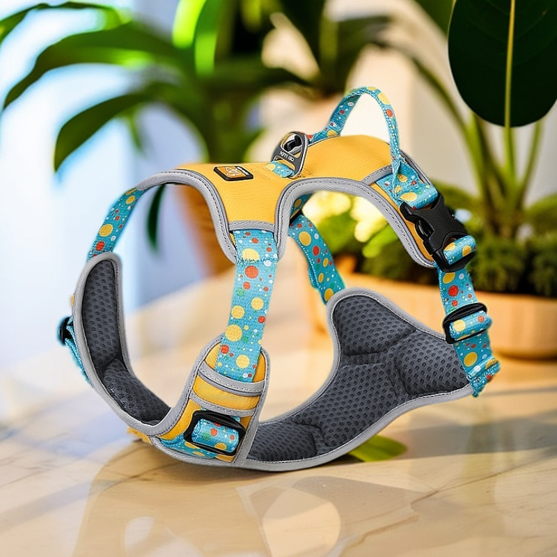 KITI GO/凯琪高狗狗防爆冲牵引绳背心式胸背带轻便可调节宠物胸背