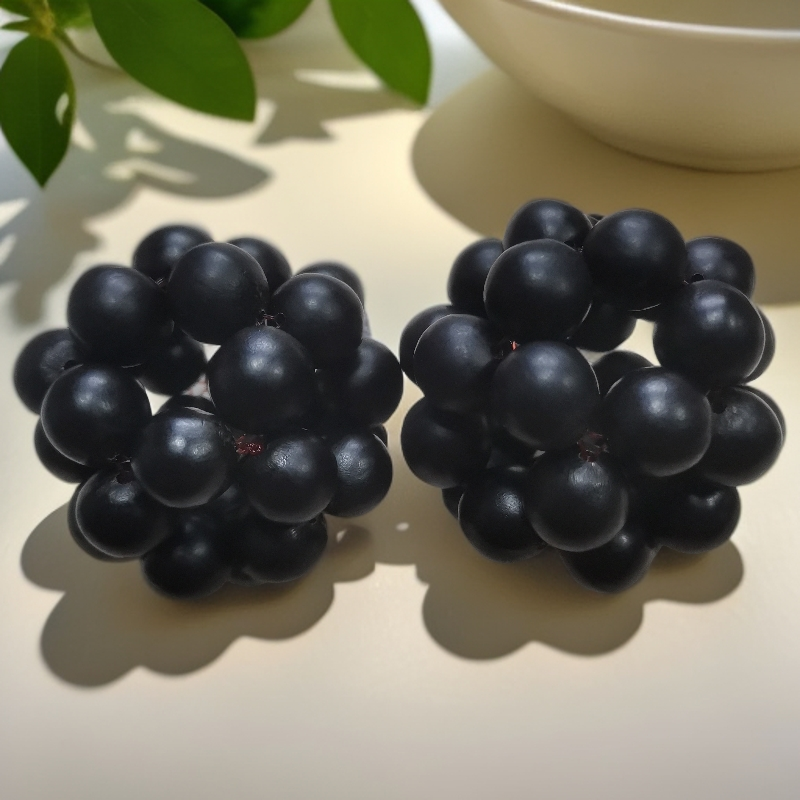 天然四川无患子盘玩手球，手工编织13+，一对60颗