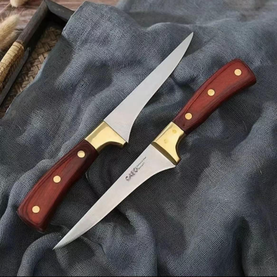 屠宰专用刀剔骨刀肉联厂专用刀德国锋利剃骨分割万幸猪牛羊切肉刀