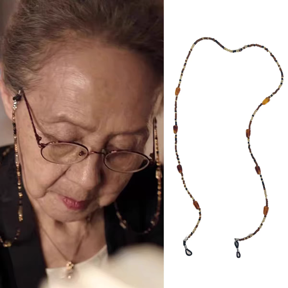 承欢记麦承欢奶奶明星吴彦姝同款可挂脖眼镜链防丢链子防掉眼镜绳