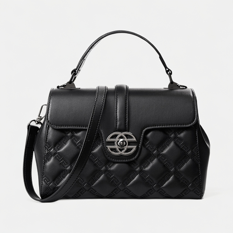 黑貂包包女款爆款2025新款女士手提斜挎包百搭气质女包便携斜挎包