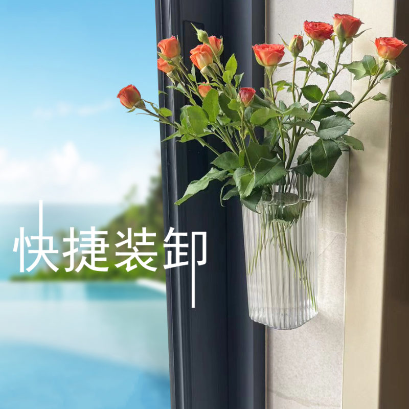 简约风3层防水免安装盒子简约免打孔置物架收纳架储物壁挂收纳篮