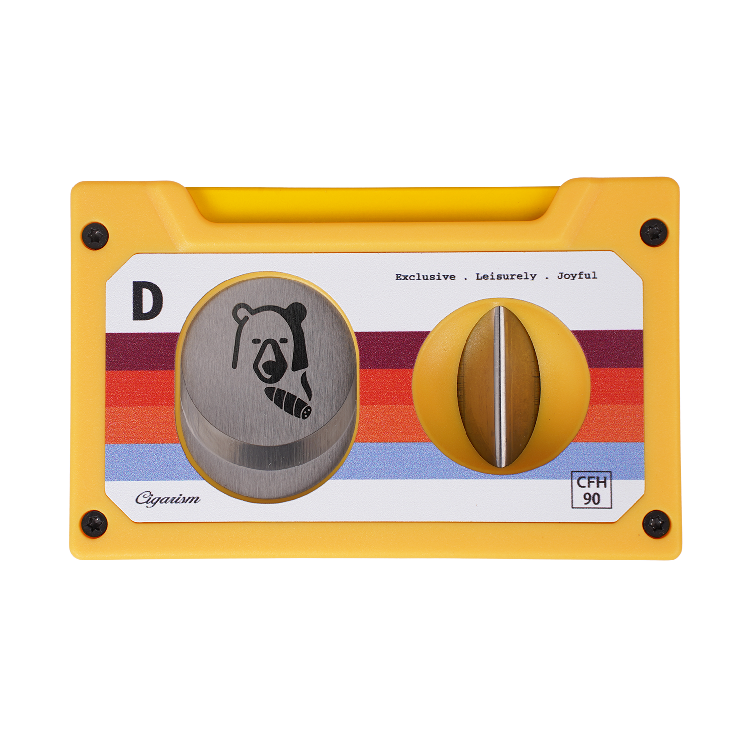 【大雪茄熊联名】 复古磁带卡带风格三合一雪茄剪刀打孔器平剪V剪