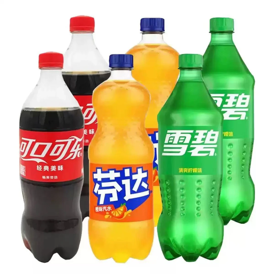 可口可乐碳酸饮料888ml大瓶经典含糖雪碧芬达汽水大桶