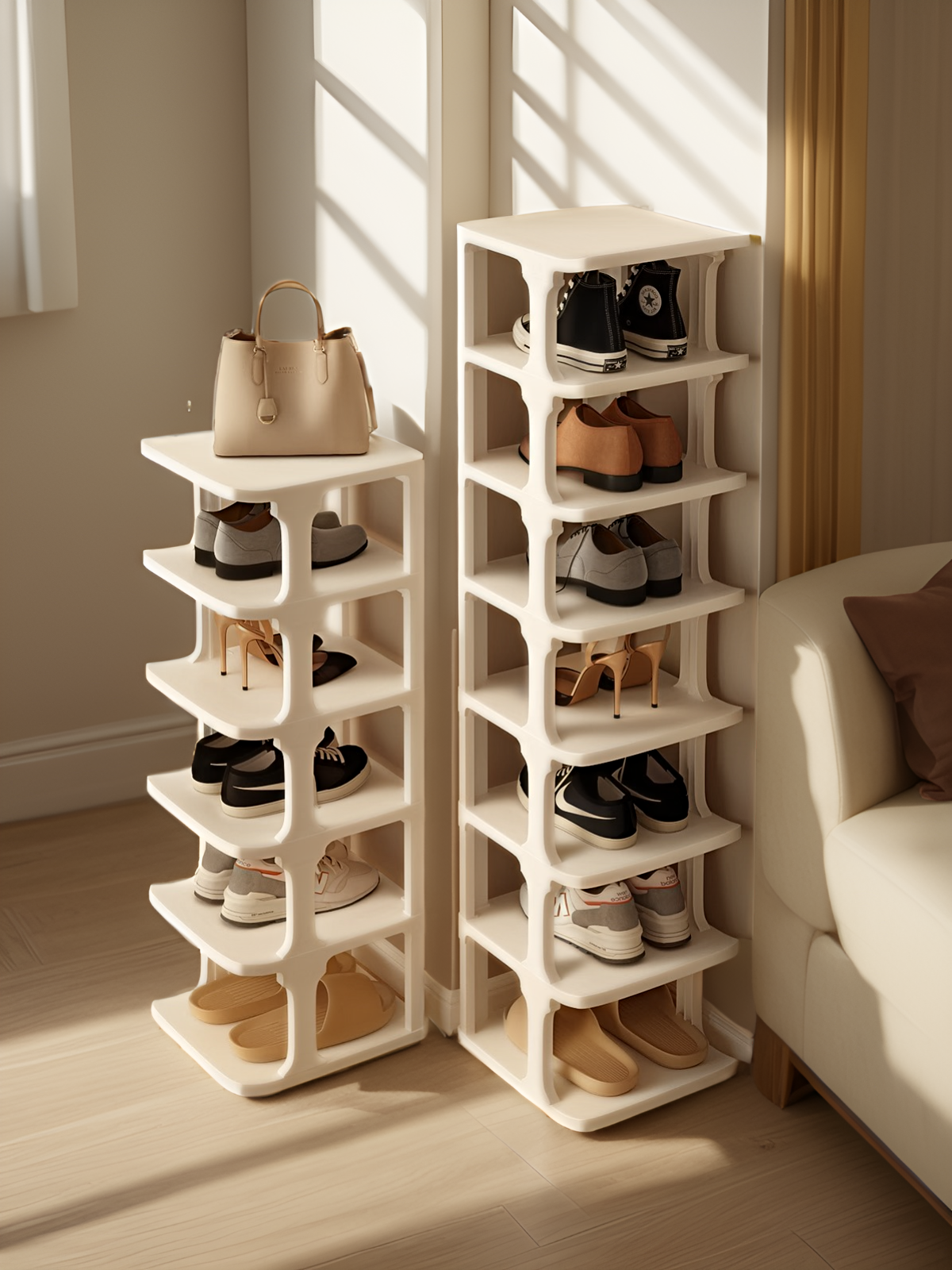 入户门口鞋架出租房专用简易鞋架子多层家用鞋子收纳神器收纳架