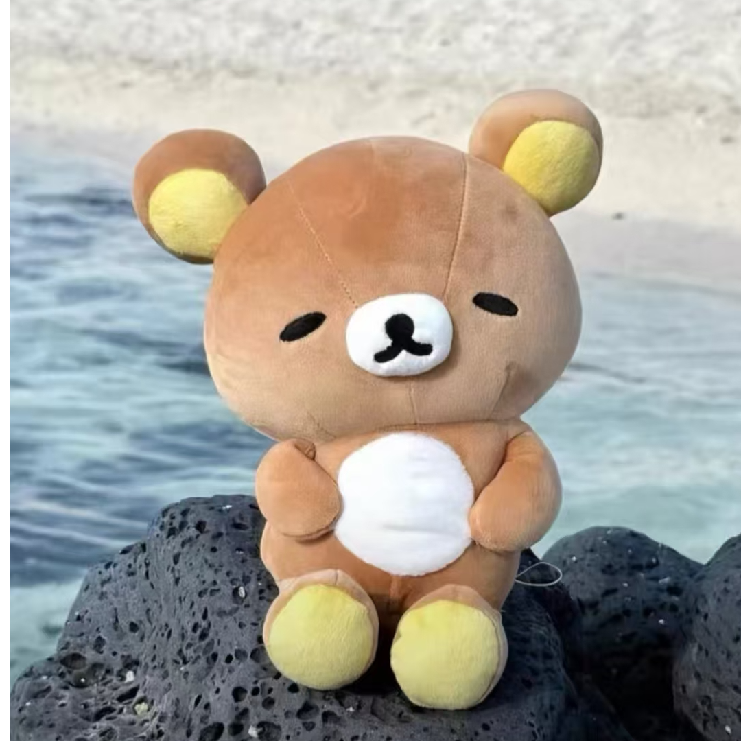 轻松熊歪头甜梦熊哥安抚陪伴玩偶公仔21cm高轻松熊玩偶
