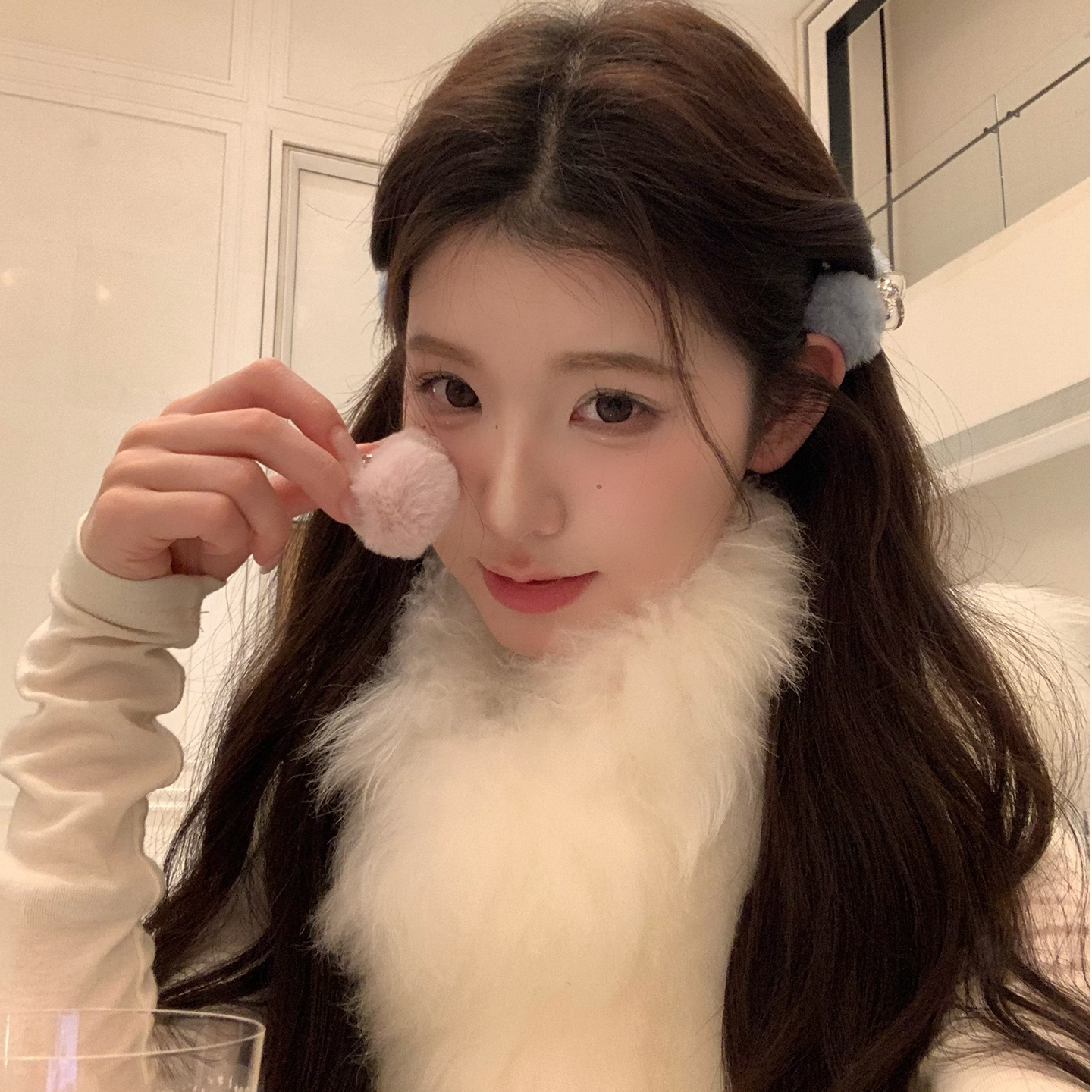 秋冬毛绒毛球发夹侧边刘海夹小号抓夹创意小众发卡2025新款发饰女