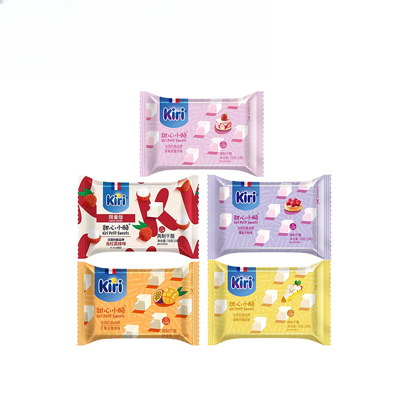 凯瑞kiri甜心小酪即食干酪覆盆子甜心小酪零食浓郁奶香