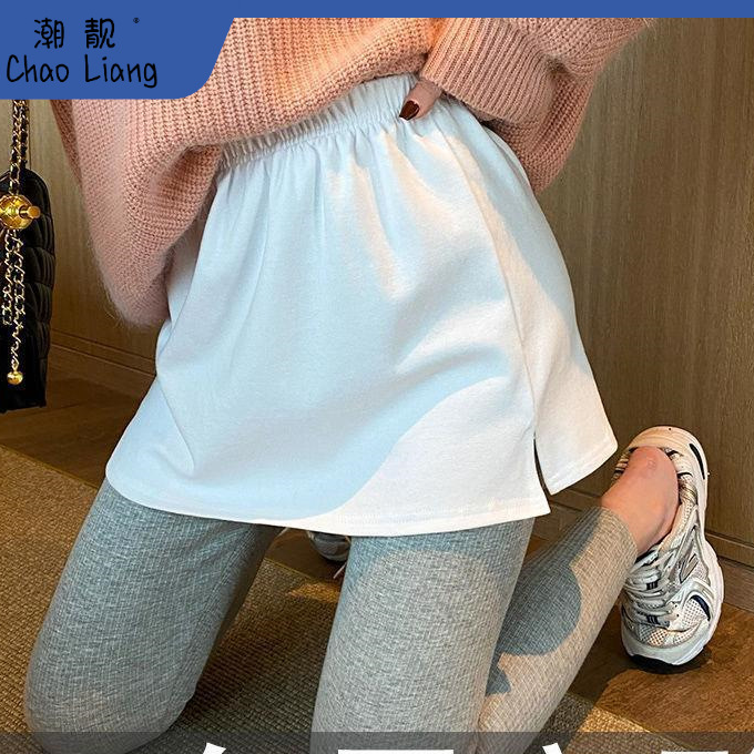 【新疆包邮】屁帘子卫衣打底裙秋冬下摆内搭遮屁股帘叠穿半身小短裙