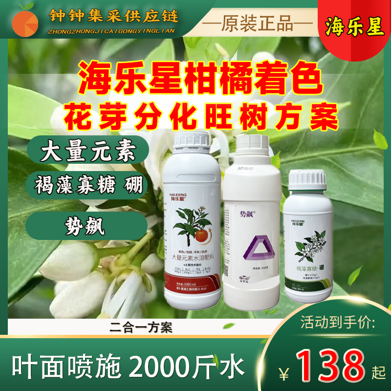 柑橘中庸旺树花芽分化着色方案