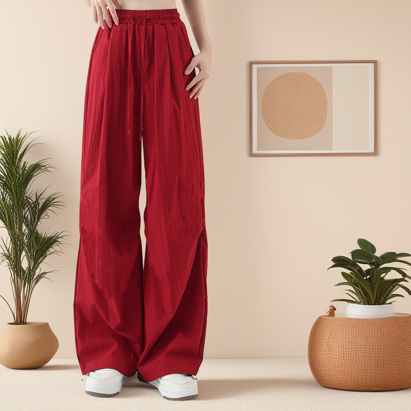 2025夏季冰感速干长裤时尚鬼步舞运动健身操团体跳操健身服裤子女