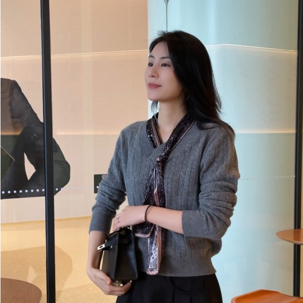 【剧场】Mayya Plus麦芽定制气质显瘦流光风毛织上衣32537305AB