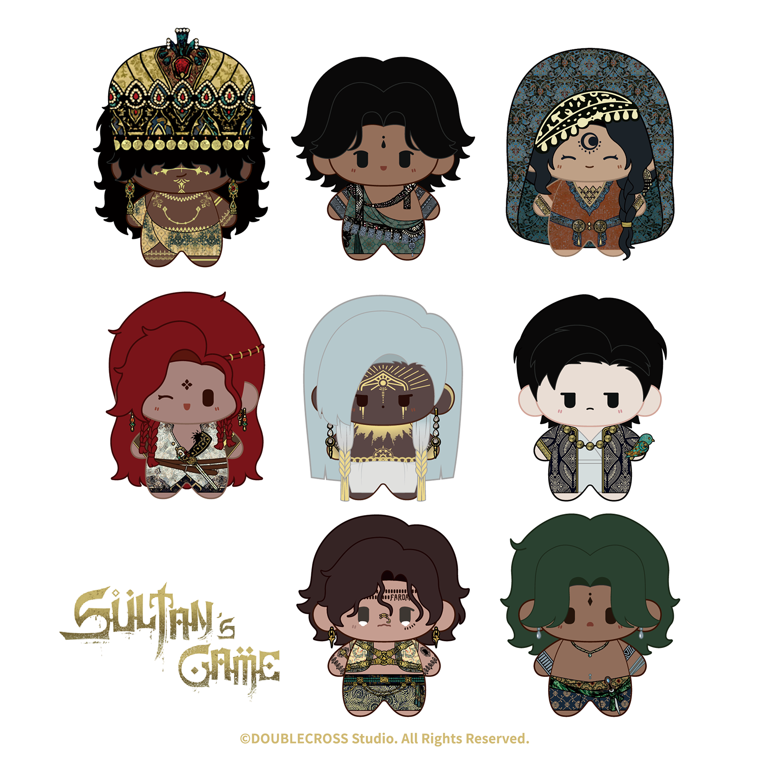 【预售】魔力玛特《苏丹的游戏》努努体毛绒挂件 周边