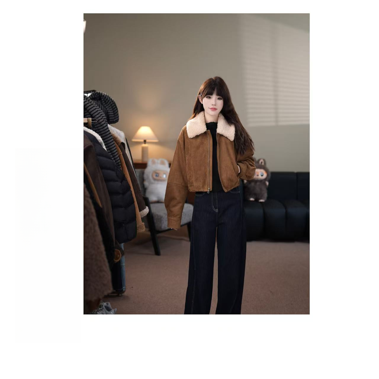 XIAOAI  【真羊毛90白鸭绒】2025冬季新款高级毛领羽绒服 A300621