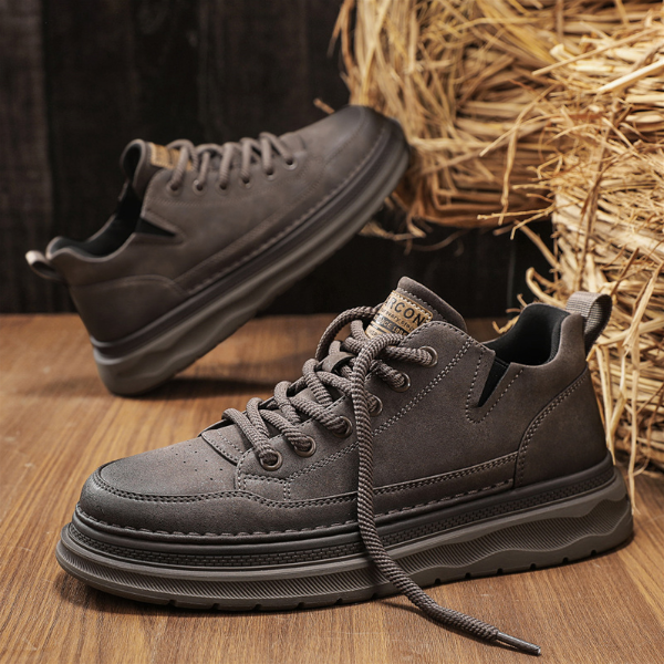 YEARCON/意尔康男鞋秋季新款复古百搭休闲防滑马丁靴E53504963