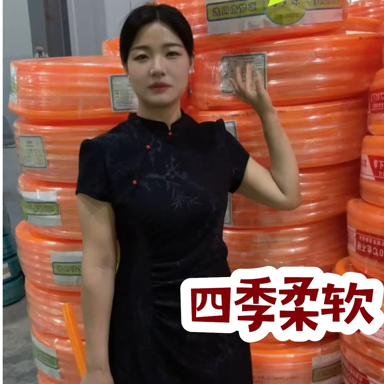 浩梦源加厚黄色1寸管四季柔软抗晒抗冻耐磨尼龙软水管