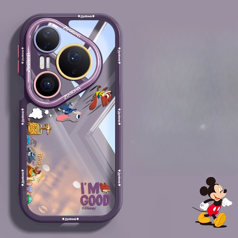 适用华为pura80Pro手机壳新款pura80ultra硅胶防摔p70疯狂动物城