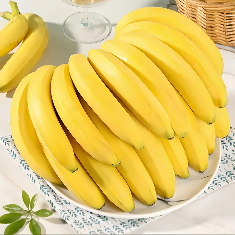 广西高山甜香蕉9斤5斤正宗绿皮当季新鲜热卖水果香甜软糯苹果蕉2