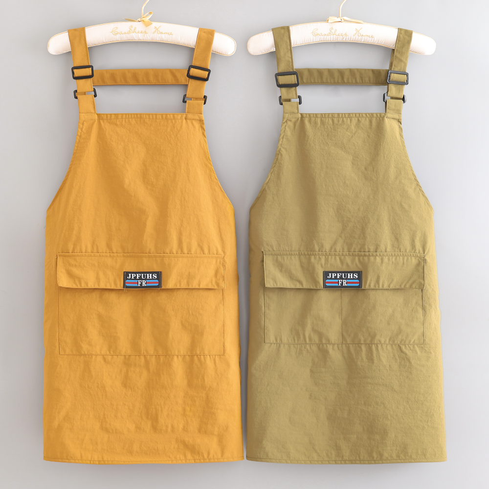 可调节无袖防水防污罩衣成人可定制logo印字围裙爆款做饭工作服