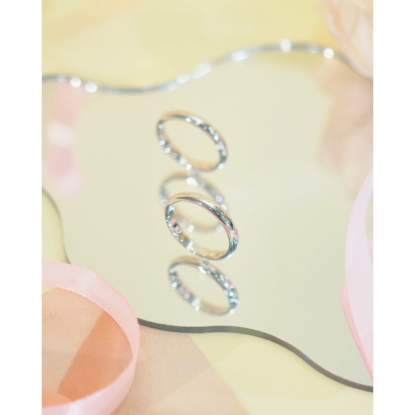 XUPING/旭平首饰 合金戒指 夏上新简约素圈情侣闺蜜戒指学生送礼