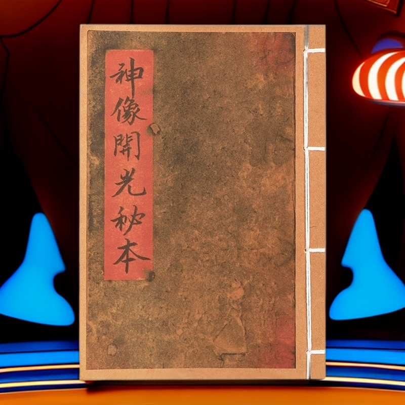 神像门光秘本 民间收藏 道林纸纯手工穿线古籍书