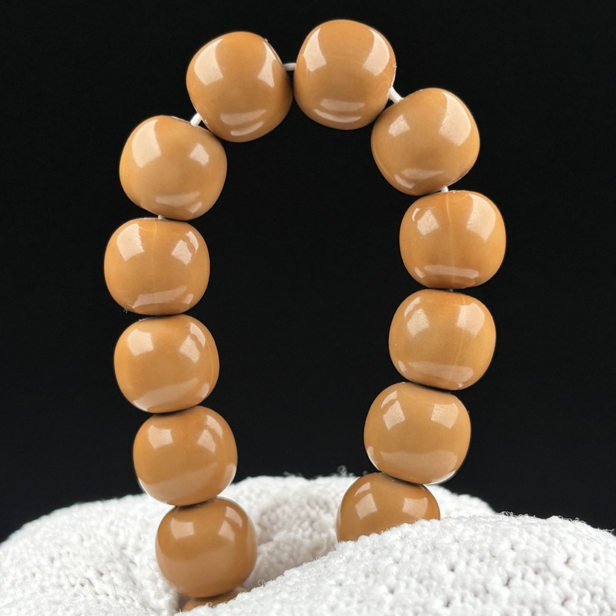 琼瑶【精品老型小馒头料】强迫症细节控工作室男士文玩猴头核桃手串