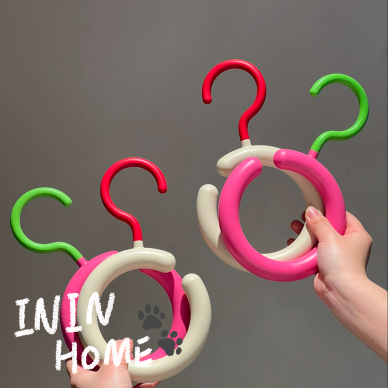 ININHOME围巾架家用多功能可旋转挂钩服装店多巴胺丝巾挂钩PH