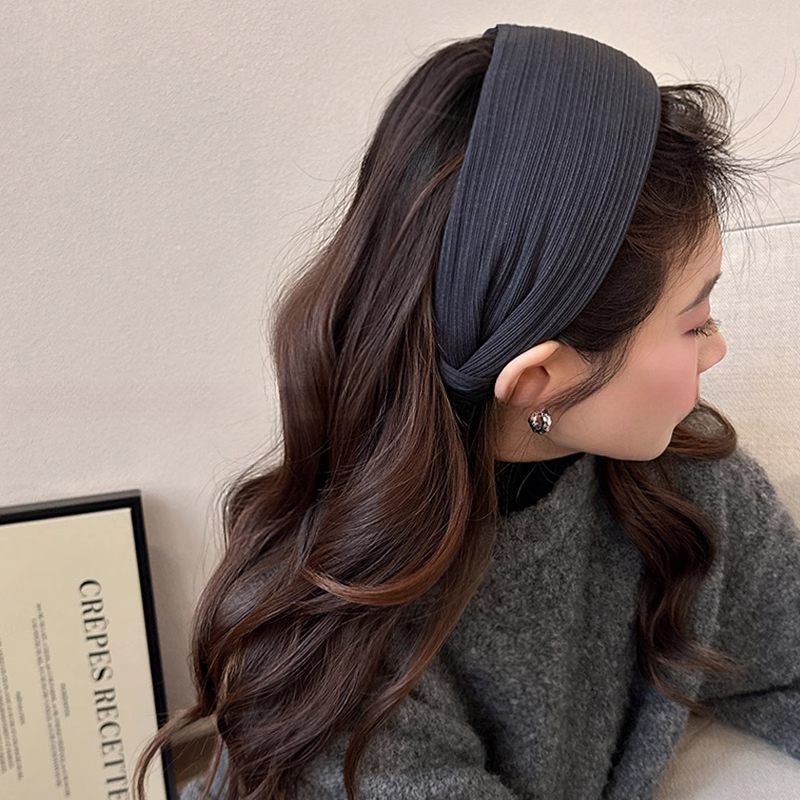 加厚版~高级感宽边发卡发箍女2025新款高颅顶发饰防滑不压发头箍