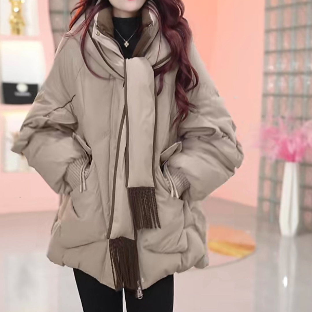 星辰【羽绒服】冬季白鸭绒羽绒服百搭新款时尚气质休闲保暖外套女