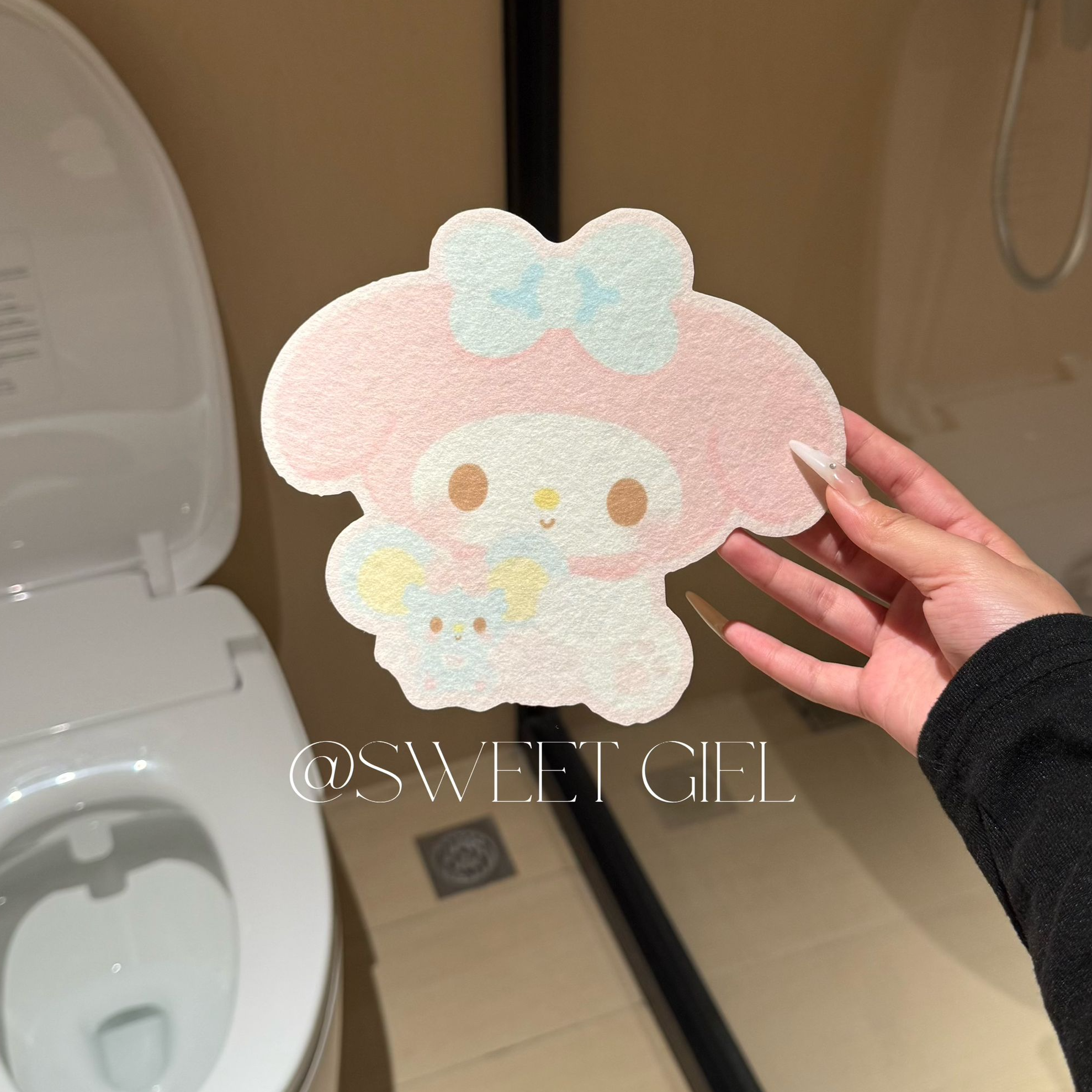 原创小美马桶贴卫生间除臭贴香薰贴自粘式去异味留香贴卫生间好物