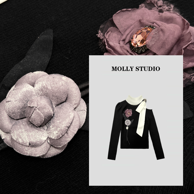 【浅秋舒意】Molly 时尚气质简约 上衣 M2025543