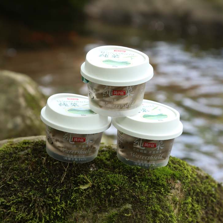 莼小丝送出口同款莼菜零食健康低脂低卡即食美味果冻口感65g*3