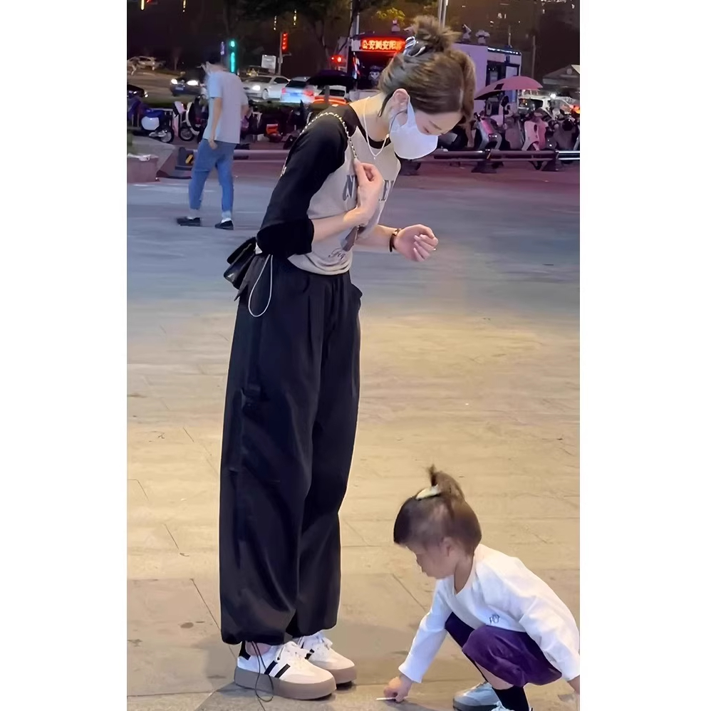 秋装2025新款一整套小个子穿搭洋气时尚休闲减龄工装裤两件套装女