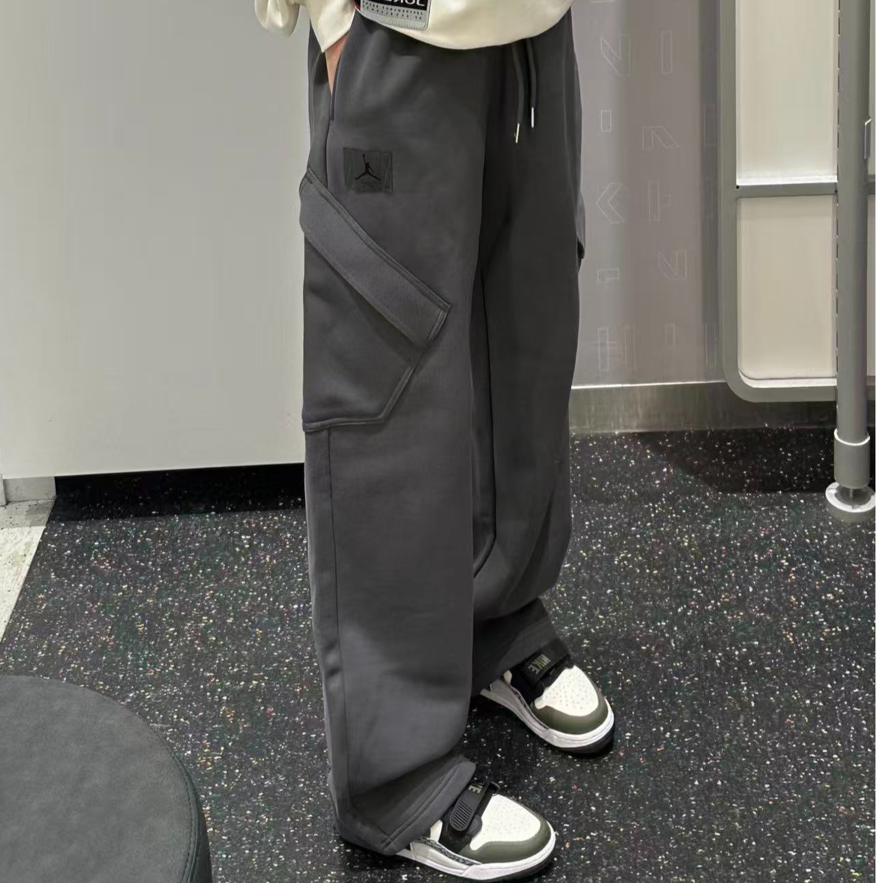 【滔搏联动】NIKE耐克AS M JFLT FLCCHIPANT酷灰休闲长裤HV9682-068