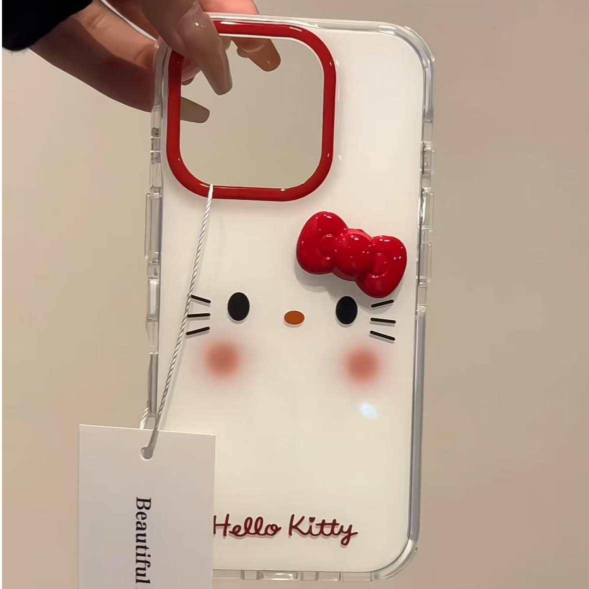 腮红kt猫表情适用苹果16Pro手机壳iPhone华为oppo小米vivo一加新