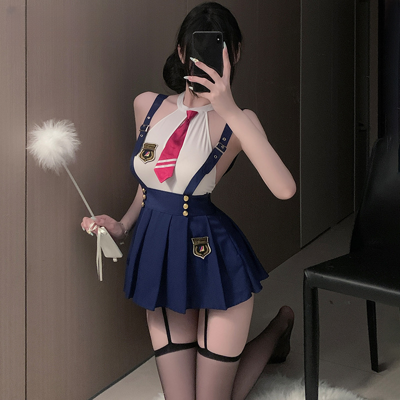 [密境丝语]学生装制服学院jk校园兔女郎短裙套装