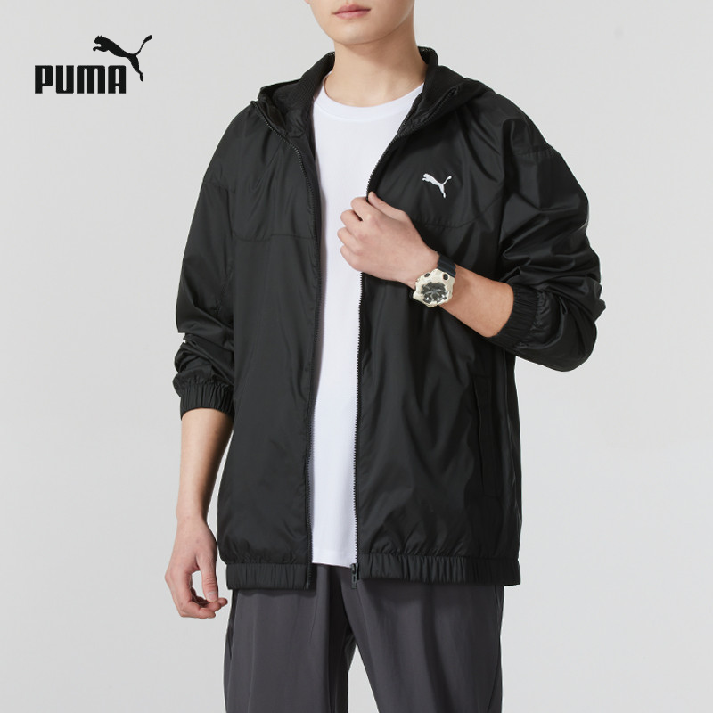 PUMA彪马连帽外套男女款2025新款薄款运动服休闲宽松夹克衫687549