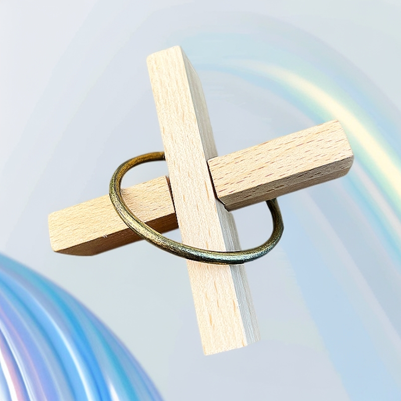 离心锁益智IQ棒九连环智力解扣峰回路转儿童动手空间思维专注训练