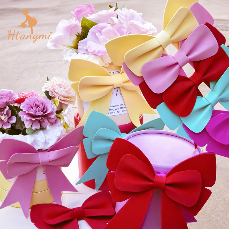 【汉唐美】网红花束配饰花束蝴蝶结公主的花礼盒抱抱桶花艺鲜花材料