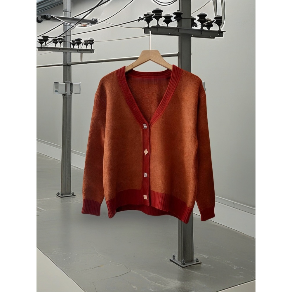 实物太美！不能错过！法式小香风短款V领显瘦毛衣开衫慵懒感外套女