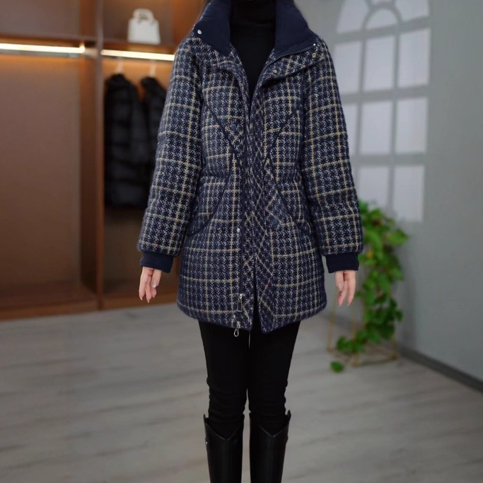 爆款时尚气质减龄保暖百搭设计感羽绒服M-3XL