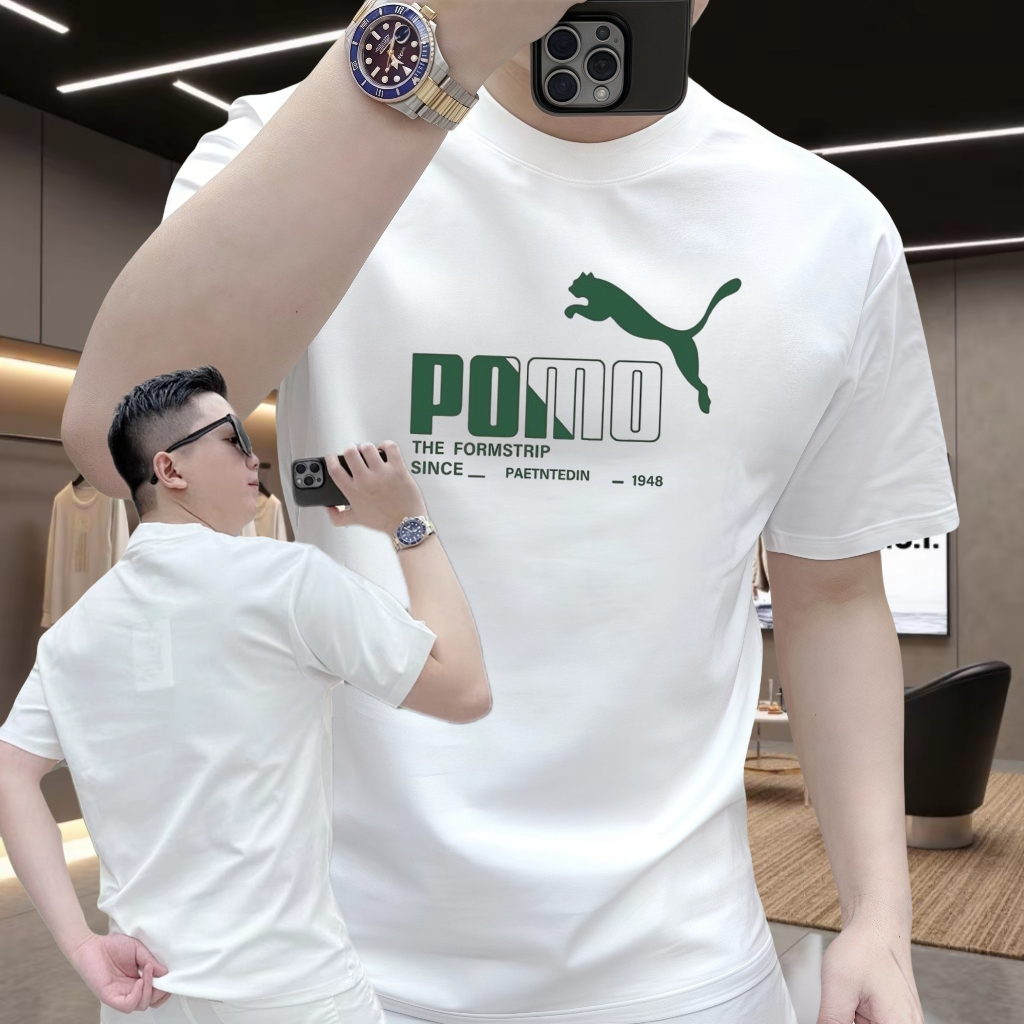 男士夏季新款潮牌印花纯棉白色短袖t恤圆领半袖韩版修身透气上衣