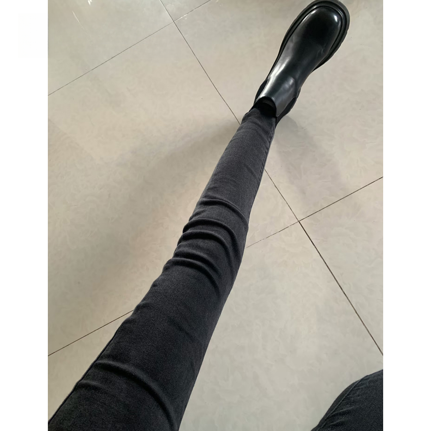 牛仔裤女款秋冬2025新款直筒裤小个子显瘦紧身加绒加厚窄版铅笔裤