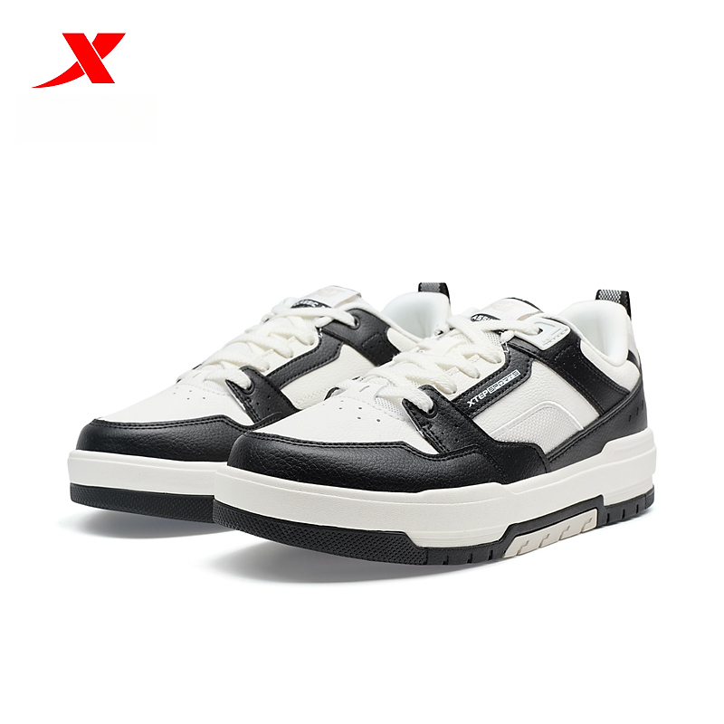 XTEP/特步裂变丨冬季男女款休闲鞋时尚百搭复古板鞋976419310037