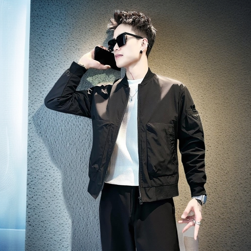 NYING2025年棒球制服夹男士秋季新款今年流行的时尚帅气秋季夹克