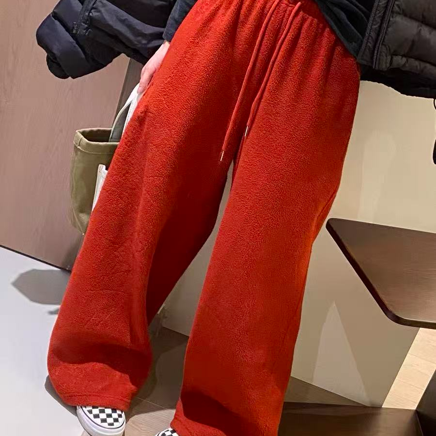 2025韩版时尚显瘦气质百搭加厚休闲裤