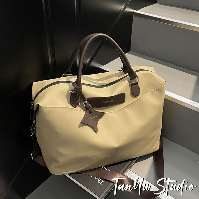 探屿旅行包女士新款大容量轻便防水旅游包牛津布手提包短途行李包