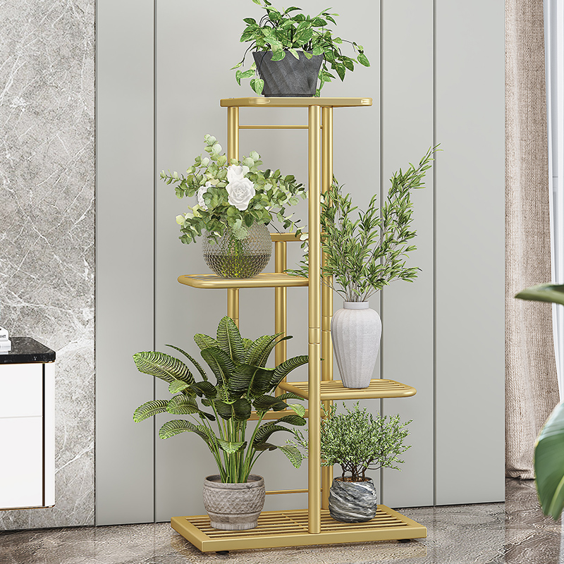 花架子客厅落地式家用阳台置物架室内绿萝盆栽花盆架植物摆放层架