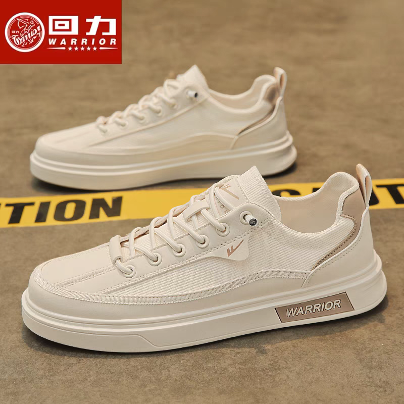 回力帆布男鞋夏季透气休闲百搭小白鞋网面薄款2025新款一脚蹬板鞋
